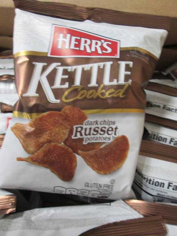 2 Cases of 24- 2.625 oz Bags Herrs ...