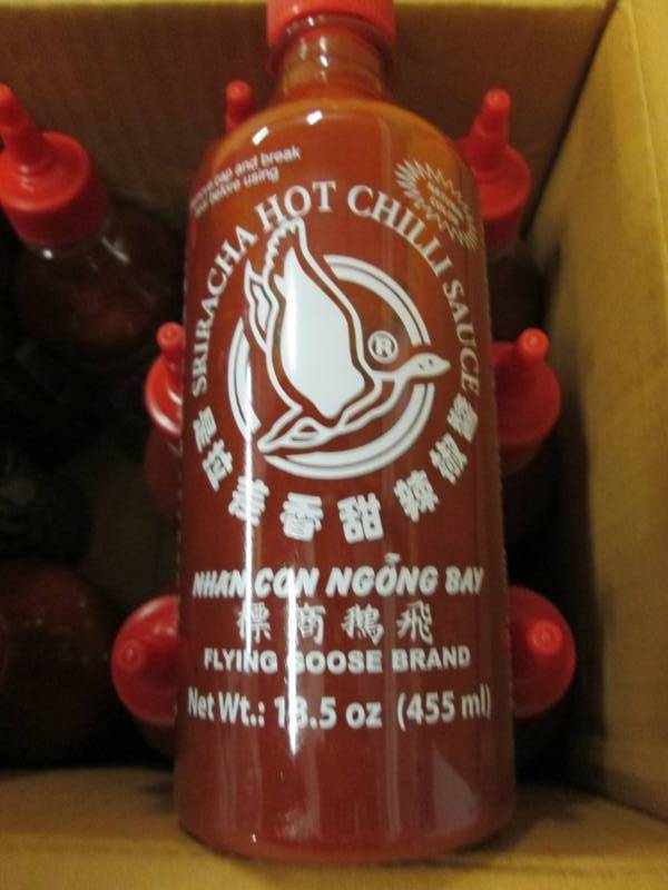 Case of 12 - 18.5 oz bottles Srirac...