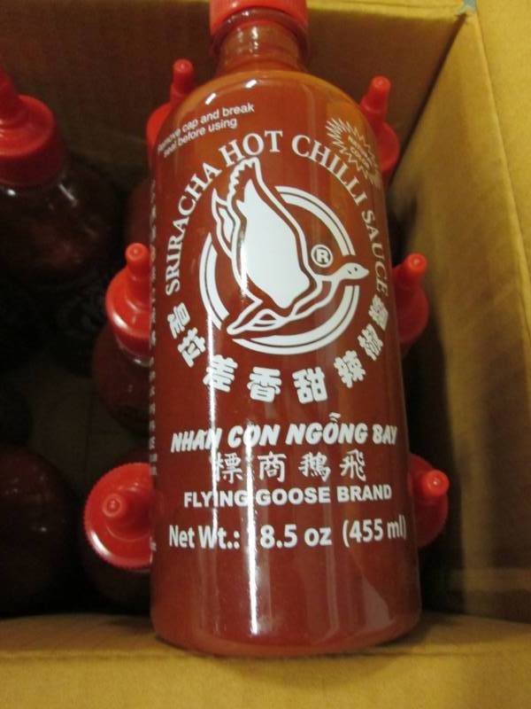 Case of 12 - 18.5 oz bottles Srirac...