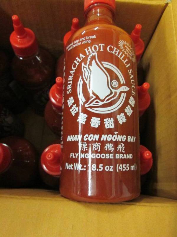 Case of 12 - 18.5 oz bottles Srirac...