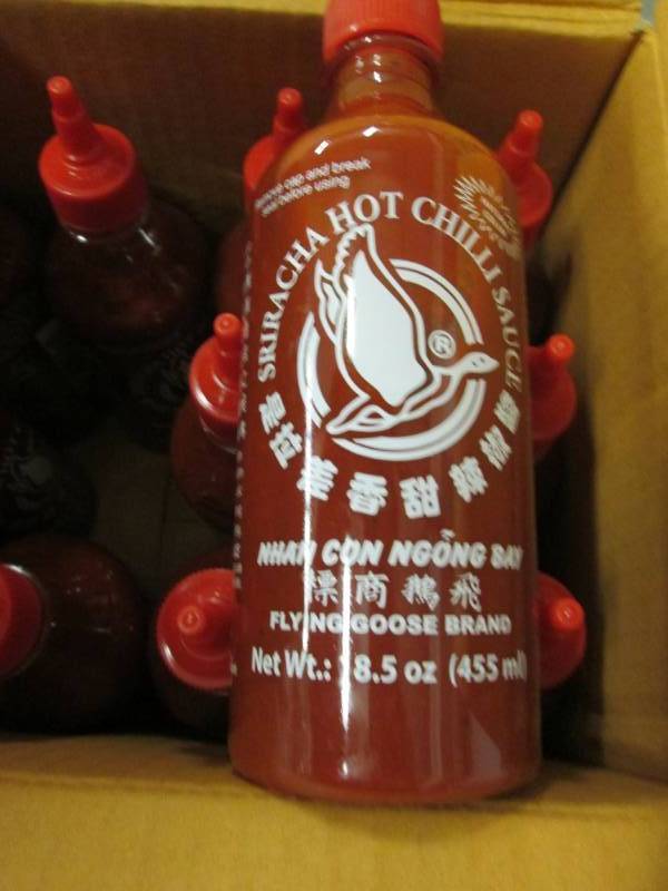 Case of 12 - 18.5 oz bottles Srirac...