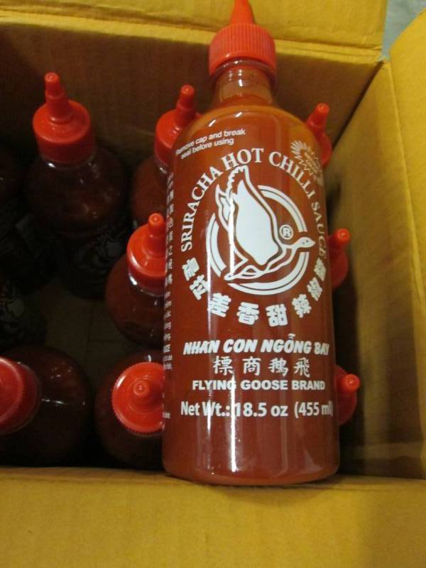 Case of 12 - 18.5 oz bottles Srirac...