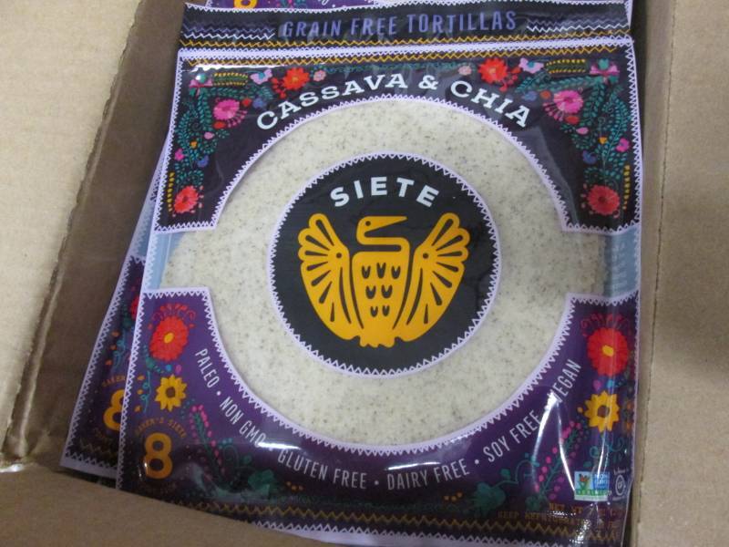 Case of 12- 8pks Cassava & Chia Tor...