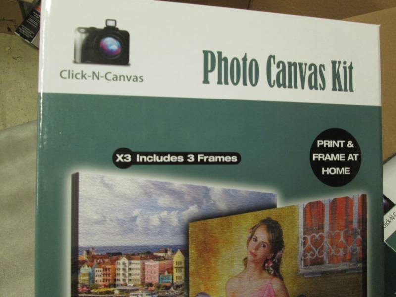 4- Click-N-Canvas Photo Canvas Kits...
