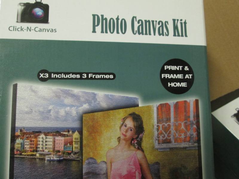 4- Click-N-Canvas Photo Canvas Kits...
