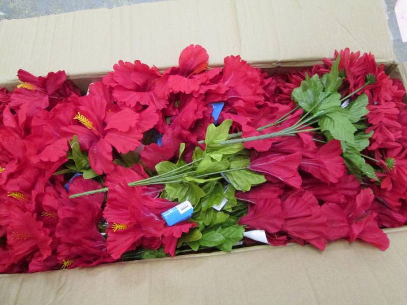 Box of Assorted Red Artificial Flow...