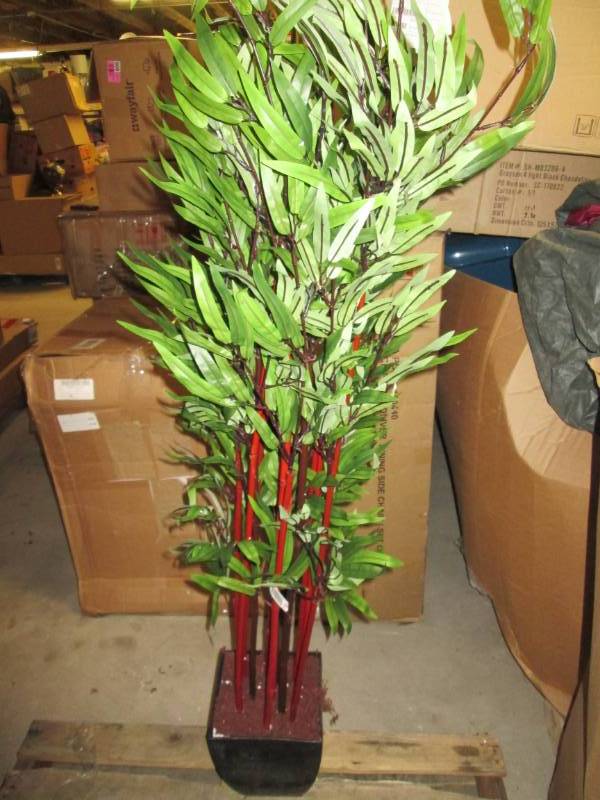 lot 11 image: Floor Bamboo Tree In Planter (60 X...