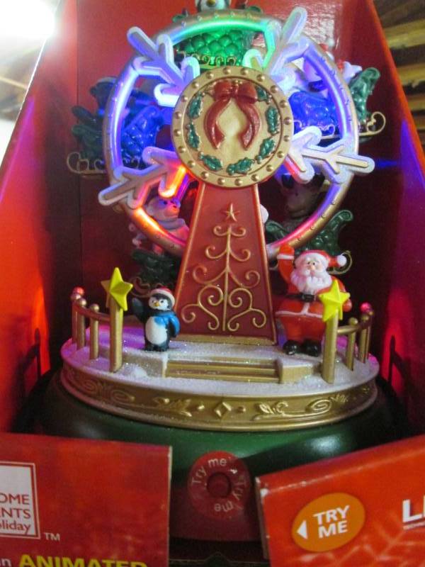 lot 24 image: LED 6.5 Animated Ferris Wheel Wor...