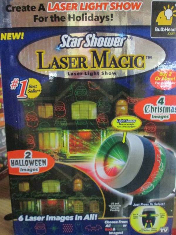 lot 58 image: Star Shower Laser Magic Open Box 9...