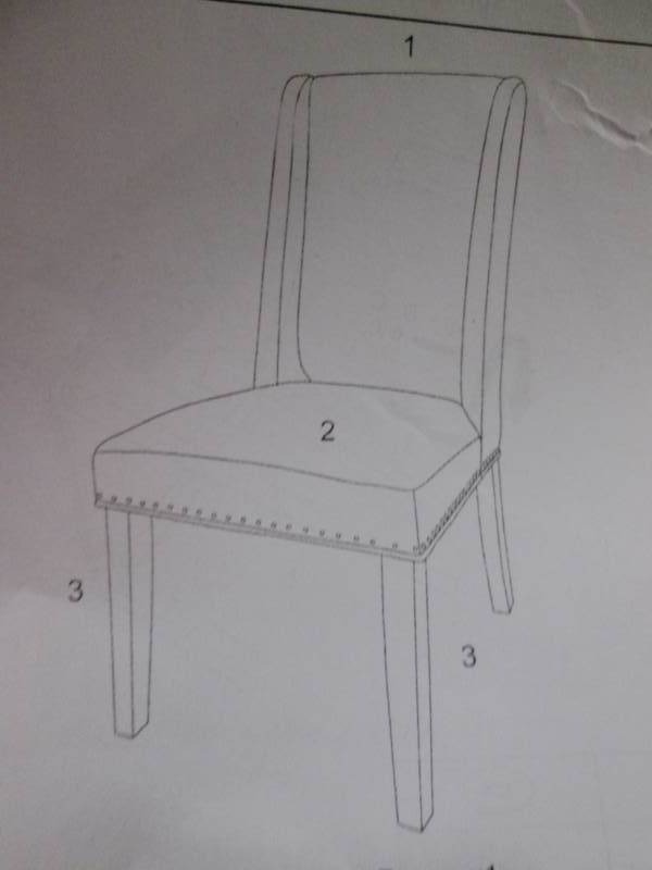 lot 131 image: Modway Florinda Wood Leg Upholstere...