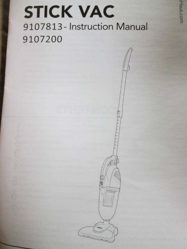 lot 132 image: VonHaus Bagless Stick Vacuum (Grey...