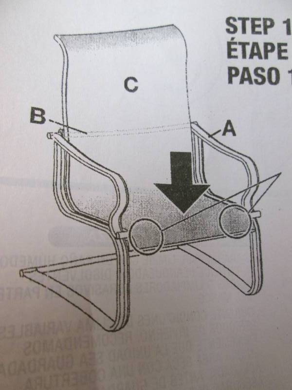lot 164 image: 2pc. Cosco Coyle Tool Free Patio ...