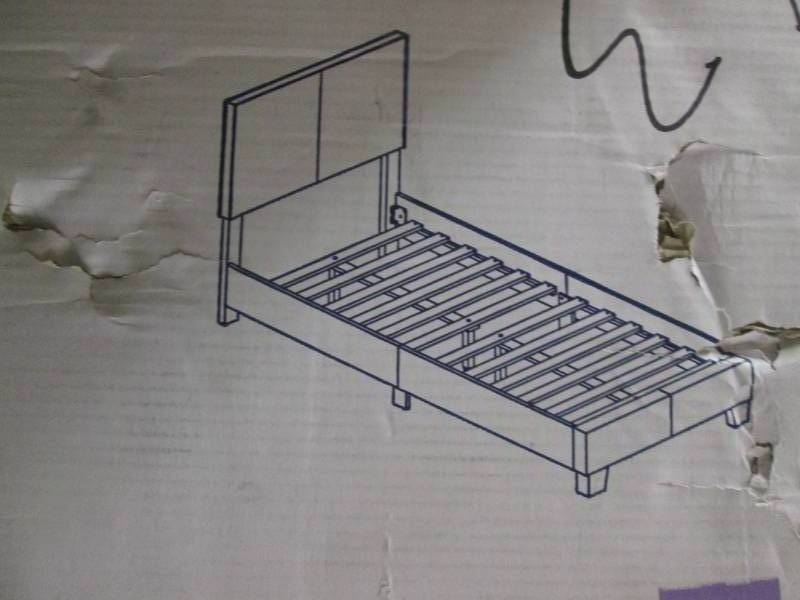 lot 168 image: Vesper Standard Bed Frame (Twin) B...