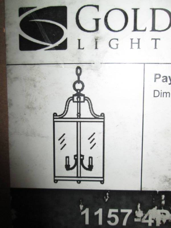 lot 181 image: Peyton Light Fixture (16 W x 25-3...
