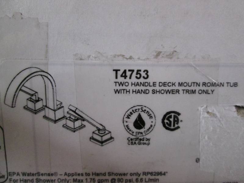 lot 186 image: Delta Two Handle Deck Mounting Fauc...