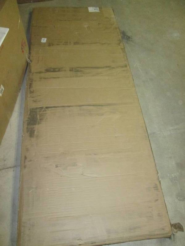lot 214 image: Paneled Solid Wood Primed Shaker St...