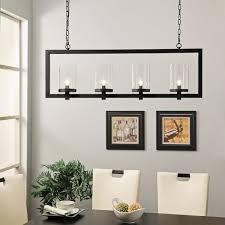 lot 9 image: Greyson 4 Light Chandelier -Black ...
