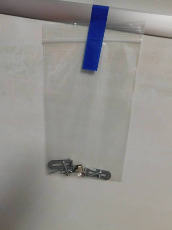 lot 15 image: Dry Erase Board wBrackets - 48 x 72
