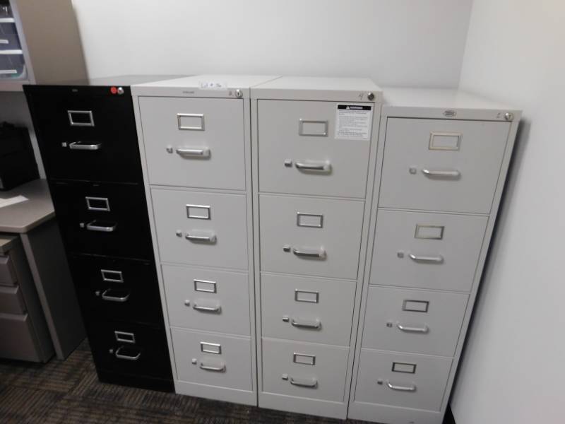 lot 36 image: Four File Cabinets