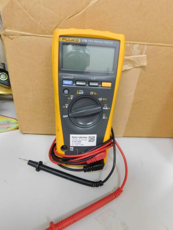 lot 61 image: Fluke Multi-Meter & BK Precision High Voltage Probe