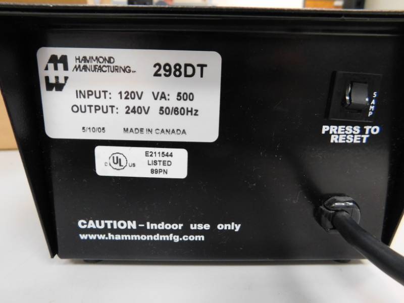 lot 63 image: Power Converter 298DT