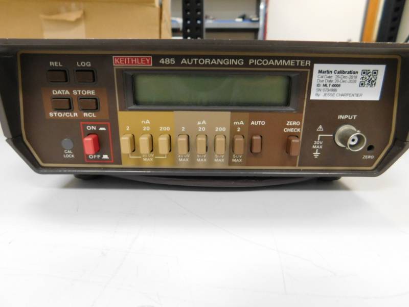 lot 71 image: Keithley 485 Autoranging Picoammeter