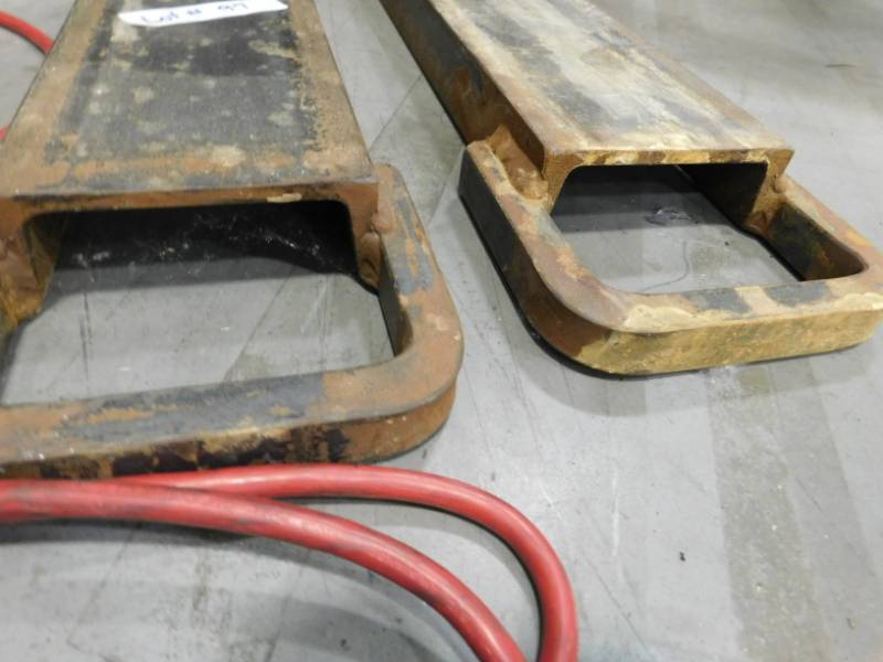 lot 97 image: Forklift Fork Extensions - 4.5(w) x 54(L)