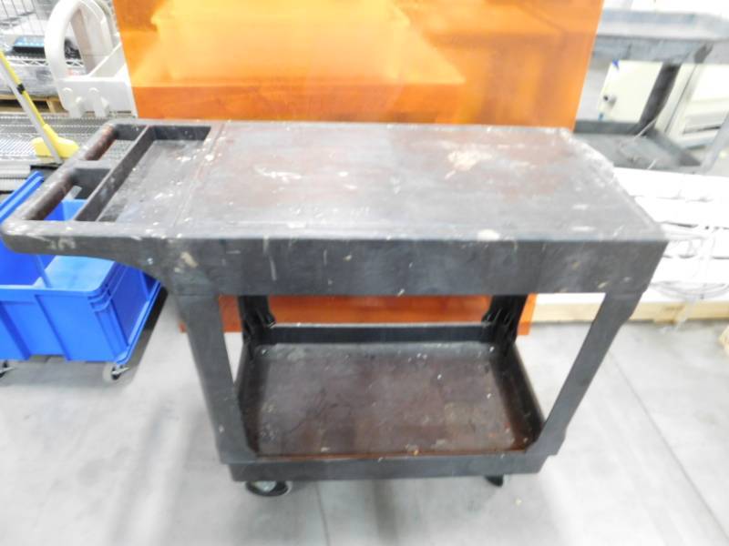 lot 108 image: Uline Rolling Utility Cart