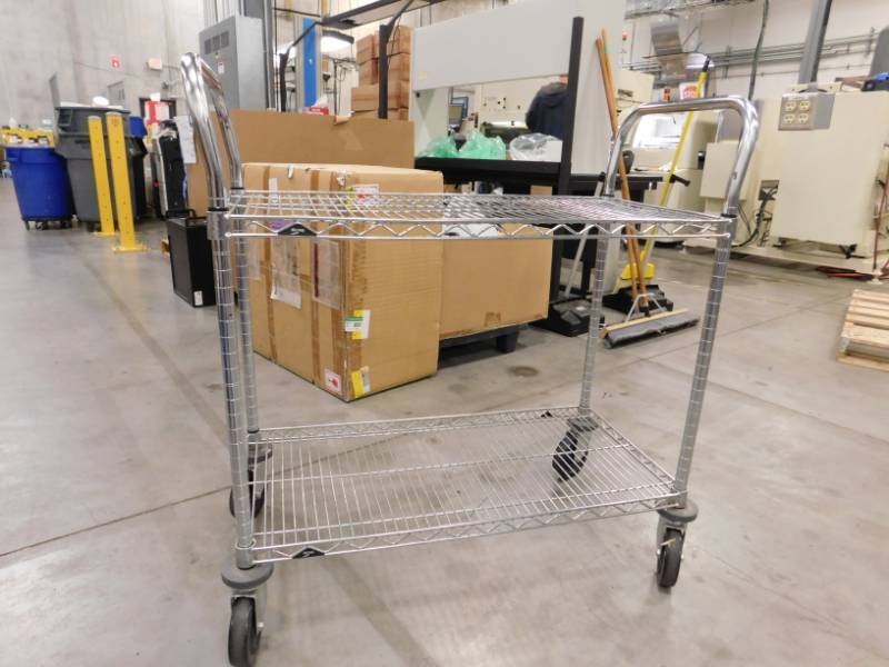 lot 123 image: Metro Rolling Cart - 18(w) x 36