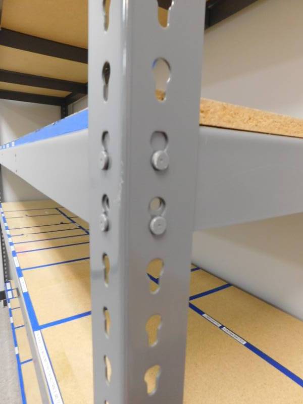 lot 135 image: Storage Shelving Unit - 8(w) x 8(h) x 24(d)