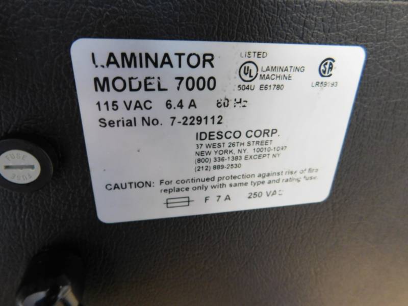 lot 184 image: Laminator 7000