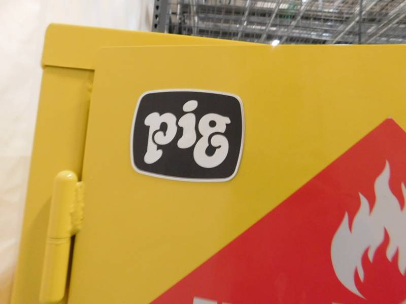 lot 235 image: PIG Flammable Safety Cabinets - 34.5(w) x 66(h) x 34.5(d)