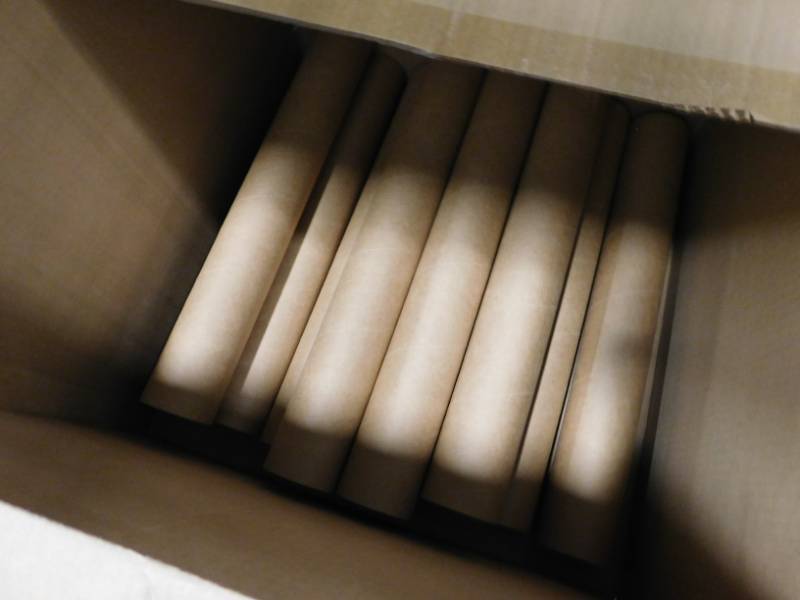 lot 258 image: New Cardboard Shipping Tubes