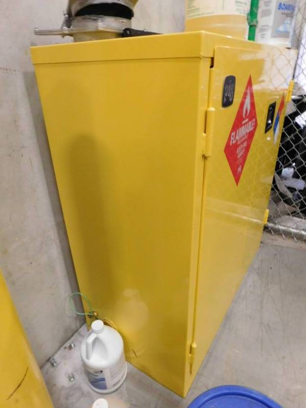 lot 263 image: PIG Flammable Safety Cabinets - 43(w) x 44(h) x 18(d)