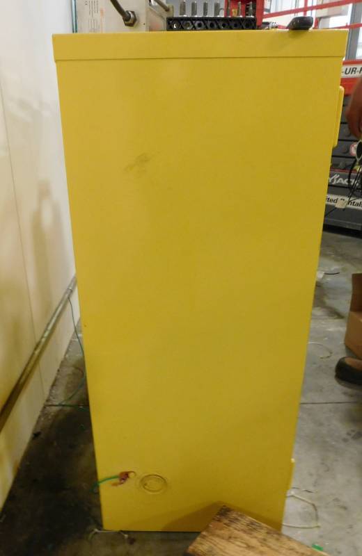 lot 280 image: PIG Flammable Safety Cabinets - 43(w) x 44(h) x 18(d)