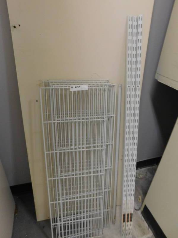 lot 289 image: Hanging Shelving Unit