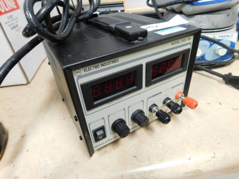 lot 296 image: Electro Industries Regulated DC Power Supply