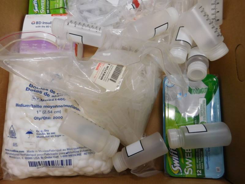 lot 298 image: Misc. Box of Lab Supplies
