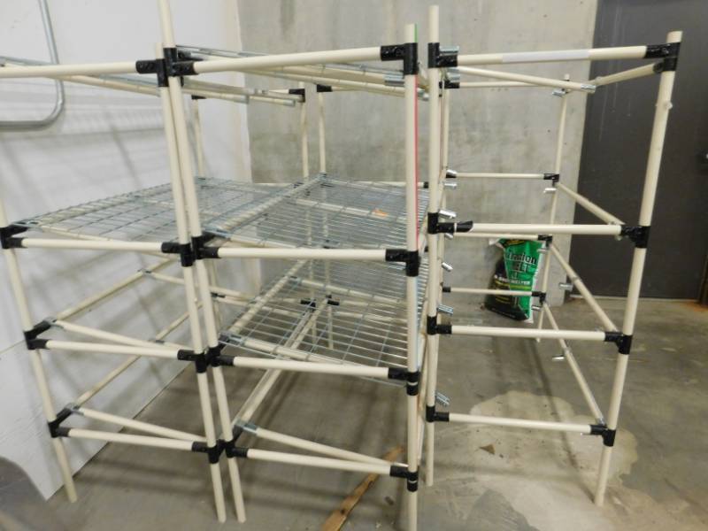lot 309 image: Misc. Parts for Rolling Storage Carts