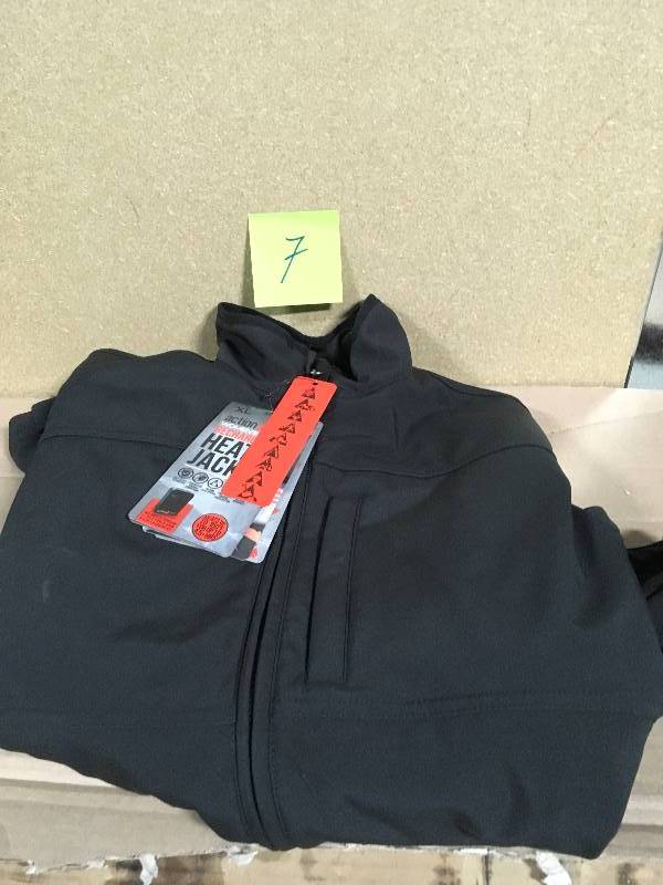 lot 7 image: ACTION WOMENS RECHARGEABLE HEAT JACKET BLACK XL