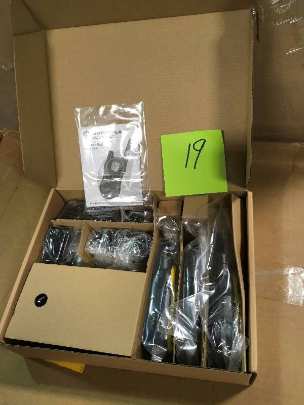 lot 19 image: Motorola MH230TPR Rechargeable 2 Way Talkabout Radio with 23-Mile Range,