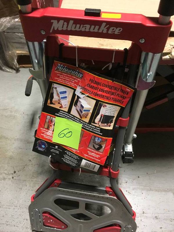 Milwaukee 150 lb. vertical and 300 lb. horizontal Capacity Folding