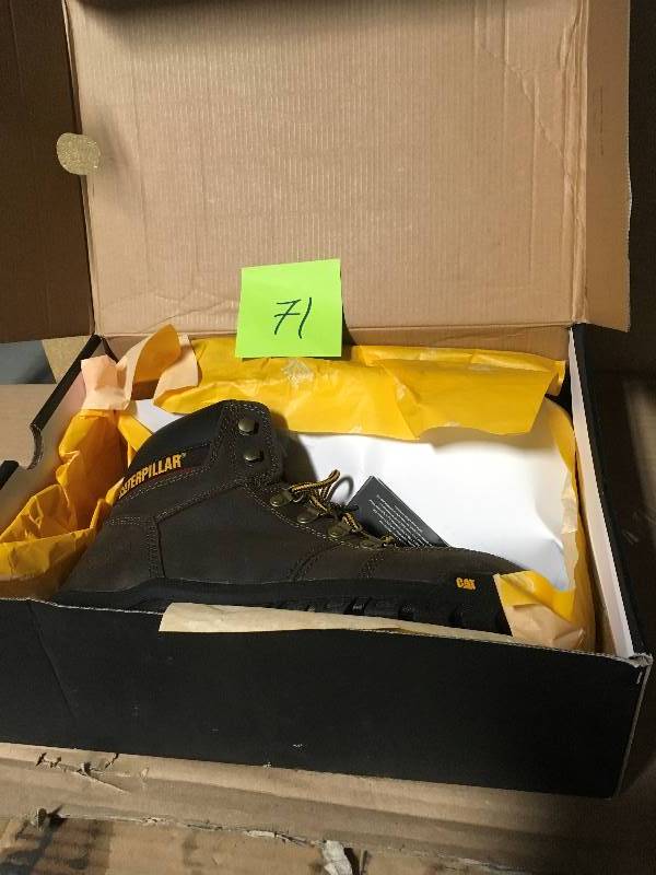 lot 71 image: Outline Mens Size 10-12M Seal Brown Steel Toe Work Boot