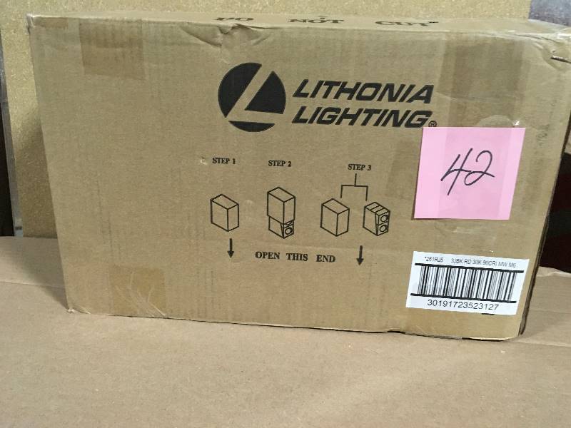 lot 42 image: 3JBK RD Downlight Lithonia OneUp 3-inch Round Direct-Wire LED Downlight by Lithonia Lighting
