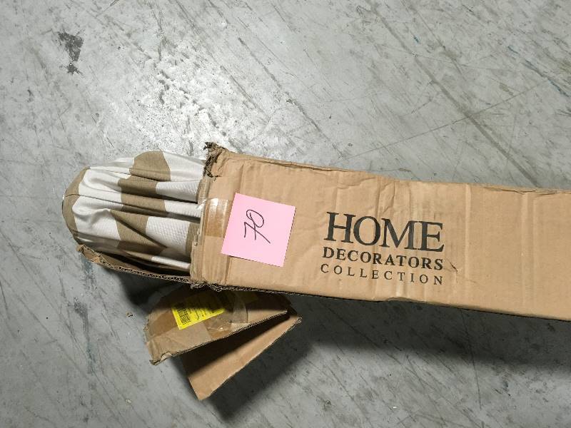 lot 70 image: 6ft Aluminum Outdoor Patio Beige Umbrella