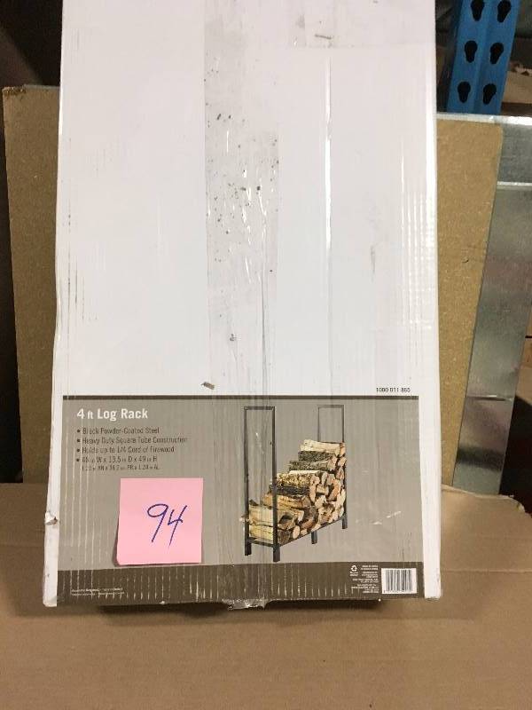 lot 94 image: 4 ft. Heavy-Duty Firewood Rack