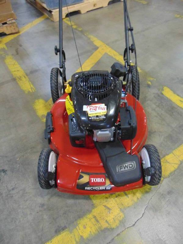 lot 34 image: Toro 22 in. Kohler High Wheel Variable Speed Gas Self Propelled Mower 20378
