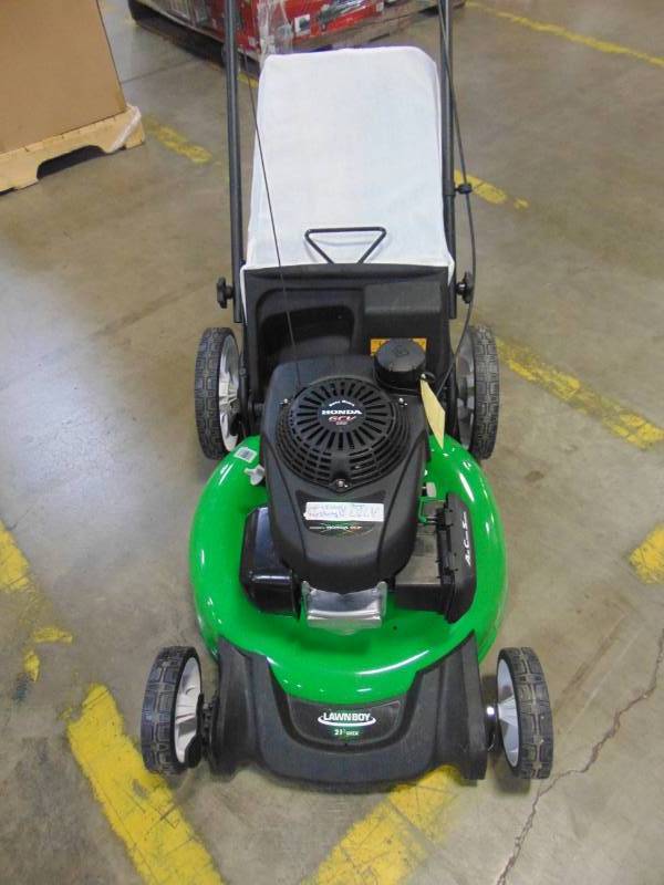 lot 36 image: Lawn-Boy 21 in. Honda Engine High Wheel Push Walk Behind Gas Lawn Mower 10736