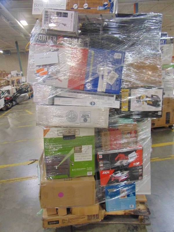 lot 78 image: WHOLESALE MIXED PALLET OF RETURNS - ENTIRE PALLET OF SHOP EQUIPMENT