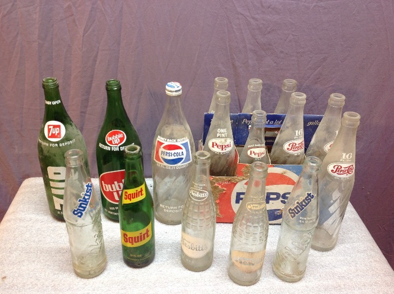 Vintage Pop Bottles